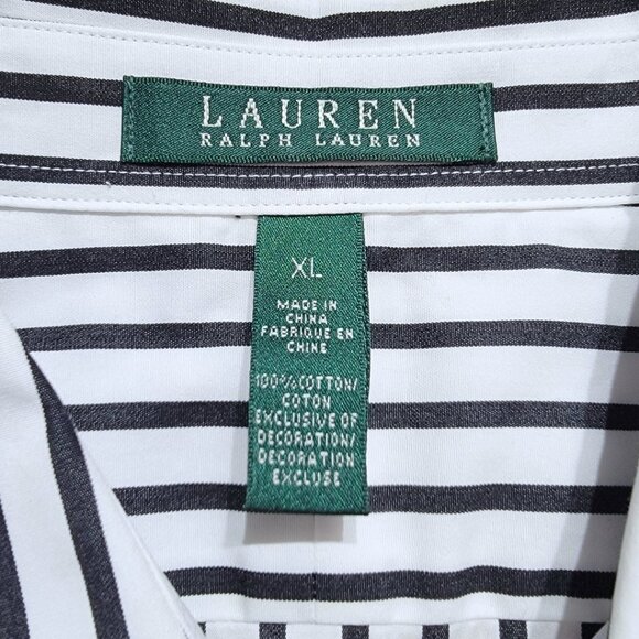 Vintage Y2K Lauren Ralph Lauren Button Up with Embroidered Logo | Size: XLarge - Picture 12 of 15